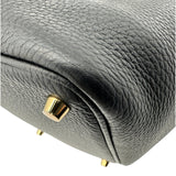 エルメス HERMES ピコタンロックPM B刻 ブラック ゴールド金具 トリヨン レディース ハンドバッグ