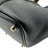 エルメス HERMES ピコタンロックPM B刻 ブラック ゴールド金具 トリヨン レディース ハンドバッグ