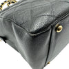 シャネル CHANEL GTTチェーントートバッグ A18005 7番台 ブラック ゴールド金具 キャビアスキン レディース トートバッグ