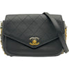 シャネル CHANEL スモールフラップバッグ AS0412 27番台 ブラック ゴールド/シルバー金具 カーフ レディース ショルダーバッグ