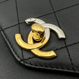 シャネル CHANEL スモールフラップバッグ AS0412 27番台 ブラック ゴールド/シルバー金具 カーフ レディース ショルダーバッグ