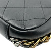 シャネル CHANEL スモールフラップバッグ AS0412 27番台 ブラック ゴールド/シルバー金具 カーフ レディース ショルダーバッグ