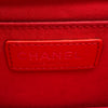 シャネル CHANEL ハーフココ スモールフラップバッグ A98666 25番台 レッド シルバー金具 ラムスキン レディース ショルダーバッグ