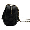 シャネル CHANEL マトラッセチェーンハンドバッグ 18番台 ブラック ゴールド金具 ラムスキン レディース ハンドバッグ