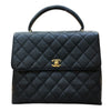 シャネル CHANEL マトラッセ トップ ハンドルバッグ A12397 ブラック ゴールド金具 キャビアスキン レディース トートバッグ