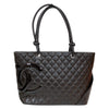 シャネル CHANEL カンボンライントート ラージ A25169 ブラウン ラム レディース トートバッグ