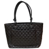 シャネル CHANEL カンボンライントート ラージ A25169 ブラウン ラム レディース トートバッグ