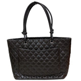 シャネル CHANEL カンボンライントート ラージ A25169 ブラウン ラム レディース トートバッグ