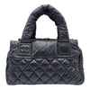 シャネル CHANEL コココクーン ハンドバッグ A48619 16番台 ブラック ナイロン レディース ハンドバッグ