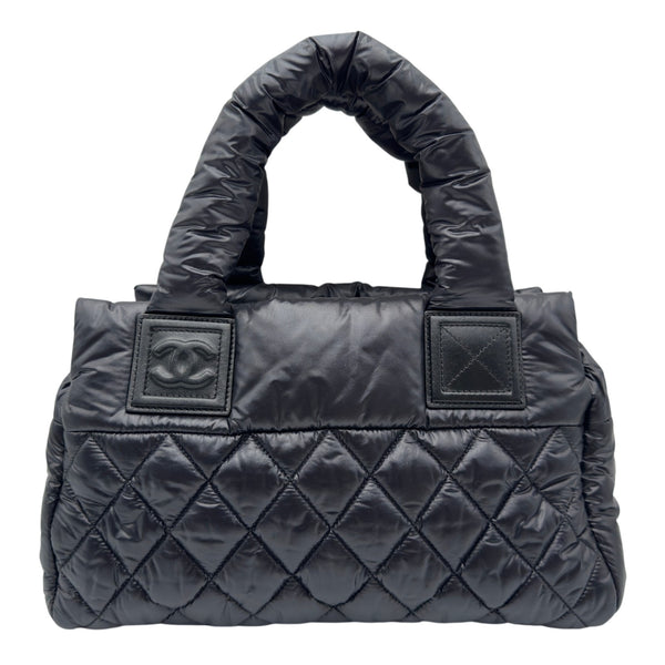 シャネル CHANEL コココクーン ハンドバッグ A48619 16番台 ブラック