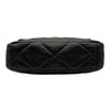 シャネル CHANEL CHANEL19 ラージバッグ AS1161 ブラック ゴールド/シルバー金具 シャイニーラムスキン レディース ショルダーバッグ