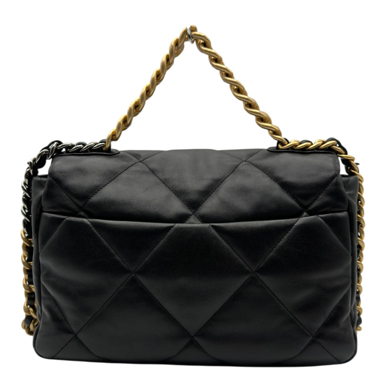 シャネル CHANEL CHANEL19 ラージバッグ AS1161 ブラック ゴールド
