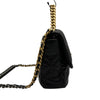 シャネル CHANEL CHANEL19 ラージバッグ AS1161 ブラック ゴールド/シルバー金具 シャイニーラムスキン レディース ショルダーバッグ