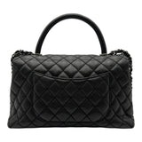 シャネル CHANEL ココハンドル29 A92991 21番台 ブラック シルバー金具 キャビアスキン レディース ショルダーバッグ