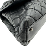 シャネル CHANEL ココハンドル29 A92991 21番台 ブラック シルバー金具 キャビアスキン レディース ショルダーバッグ