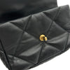 シャネル CHANEL CHANEL19バッグ AS1160 ブラック シルバー/ゴールド金具 シャイニーラムスキン レディース ショルダーバッグ