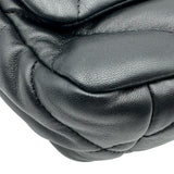 シャネル CHANEL CHANEL19バッグ AS1160 ブラック シルバー/ゴールド金具 シャイニーラムスキン レディース ショルダーバッグ