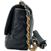 シャネル CHANEL CHANEL19バッグ AS1160 ブラック シルバー/ゴールド金具 シャイニーラムスキン レディース ショルダーバッグ