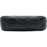 シャネル CHANEL CHANEL19バッグ AS1160 ブラック シルバー/ゴールド金具 シャイニーラムスキン レディース ショルダーバッグ