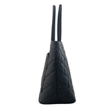 シャネル CHANEL 復刻トート A01804 9番台 ブラック シルバー金具 キャビアスキン レディース トートバッグ