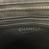 シャネル CHANEL 復刻トート A01804 9番台 ブラック シルバー金具 キャビアスキン レディース トートバッグ