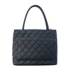 シャネル CHANEL 復刻トート A01804 9番台 ブラック シルバー金具 キャビアスキン レディース トートバッグ