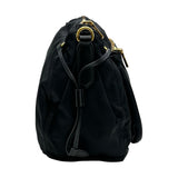 プラダ PRADA ナイロン ショルダーバッグ BT0689 ブラック ゴールド金具 ナイロン レディース ショルダーバッグ
