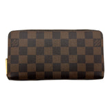 ルイ・ヴィトン LOUIS VUITTON ジッピー・ウォレット N60015 ブラウン ダミエ/レザー レディース 長財布