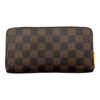 ルイ・ヴィトン LOUIS VUITTON ジッピー・ウォレット N60015 ブラウン ダミエ/レザー レディース 長財布