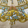 エルメス HERMES カレ90 LUNA PARK ベージュ シルク レディース スカーフ
