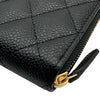 シャネル CHANEL クラシック ロングジップウォレット AP0242 31番台 ブラック ゴールド金具 キャビアスキン レディース 長財布