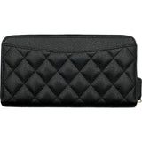 シャネル CHANEL クラシック ロングジップウォレット AP0242 31番台 ブラック ゴールド金具 キャビアスキン レディース 長財布