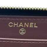 シャネル CHANEL クラシック ロングジップウォレット AP0242 31番台 ブラック ゴールド金具 キャビアスキン レディース 長財布