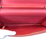 シャネル CHANEL ココマーク チェーンウォレット A48654 ピンク シルバー金具 キャビアスキン レディース ショルダーバッグ