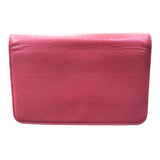 シャネル CHANEL ココマーク チェーンウォレット A48654 ピンク シルバー金具 キャビアスキン レディース ショルダーバッグ