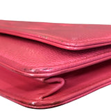 シャネル CHANEL ココマーク チェーンウォレット A48654 ピンク シルバー金具 キャビアスキン レディース ショルダーバッグ