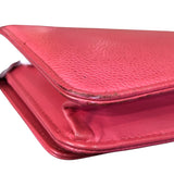 シャネル CHANEL ココマーク チェーンウォレット A48654 ピンク シルバー金具 キャビアスキン レディース ショルダーバッグ