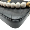 シャネル CHANEL マトラッセ チェーンウォレット 29番台 ブラック ゴールド金具 ゴートスキン/パール レディース ショルダーバッグ