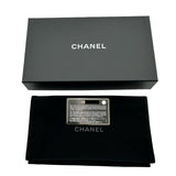 シャネル CHANEL クラシック ミディアムフラップウォレット AP0232 ブラック シルバー金具 キャビアスキン レディース 三つ折り財布