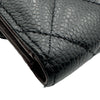 シャネル CHANEL クラシック ミディアムフラップウォレット AP0232 ブラック シルバー金具 キャビアスキン レディース 三つ折り財布