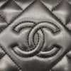 シャネル CHANEL マトラッセ ロングフラップ ウォレット ブラック ラム レディース 長財布