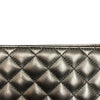 シャネル CHANEL マトラッセ ロングフラップ ウォレット ブラック ラム レディース 長財布