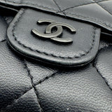 シャネル CHANEL クラシック スモールフラップウォレット AP0229 ブラック ブラック金具 ラムスキン レディース 三つ折り財布