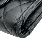 シャネル CHANEL クラシック スモールフラップウォレット AP0229 ブラック ブラック金具 ラムスキン レディース 三つ折り財布