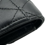 シャネル CHANEL クラシック スモールフラップウォレット AP0229 ブラック ブラック金具 ラムスキン レディース 三つ折り財布