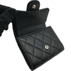 シャネル CHANEL クラシック スモールフラップウォレット AP0229 ブラック ブラック金具 ラムスキン レディース 三つ折り財布