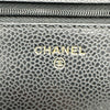 シャネル CHANEL マトラッセチェーンウォレット AP0250 29番台 ブラック キャビアスキン レディース ショルダーバッグ
