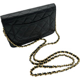 シャネル CHANEL マトラッセチェーンウォレット AP0250 29番台 ブラック キャビアスキン レディース ショルダーバッグ