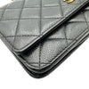 シャネル CHANEL マトラッセチェーンウォレット AP0250 29番台 ブラック キャビアスキン レディース ショルダーバッグ