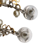 シャネル CHANEL マトラッセ・クローバーピアス シルバー メタル・バル/SV・GD アクセサリー